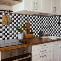 Papel Tapiz De Mosaico Impermeable Autoadhesivo 3D Para Cocina Baño Decoración Del Hogar Adhesivo De Pared PVC Clásico - details 23