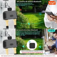 Timer De Agua Automático Con Wifi Hub 2-Enchufe Sistema De Riego Para Jardín Soporte De Alexa Tuya Programador De Riega Herramientas - details 2