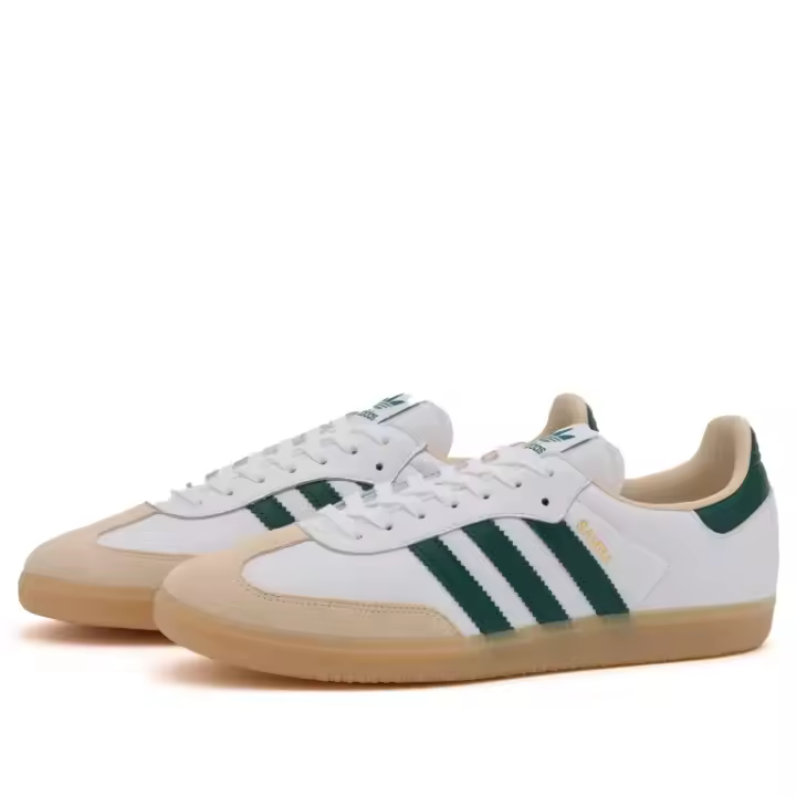Adidas Samba OG Woman JS3831 Cloud White / Collegiate Green / Gum JS3831 - 1