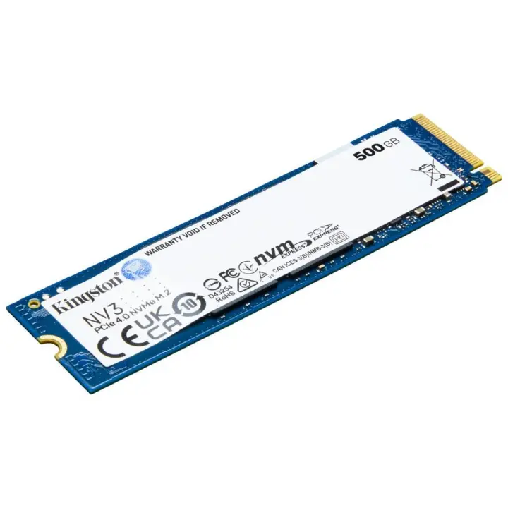 Kingston - SSD NVMe 500GB M.2 2280 con interfaz PCIe 4.0 y memoria 3D NAND para PC y portátil - 1