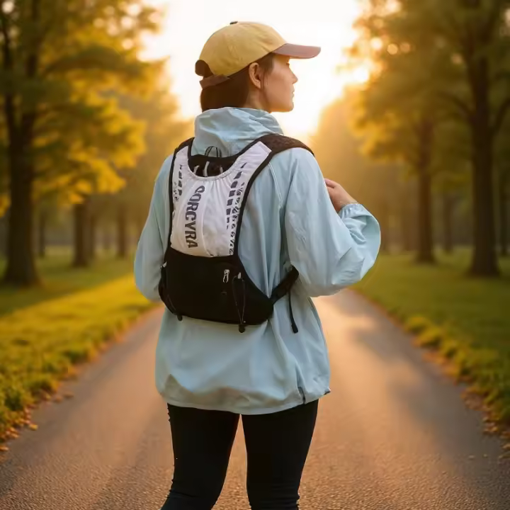 Chaleco De Hidratación Para Correr Impermeable Con Botella De Agua Bolsa De Día Para Senderismo Y Senderismo Transpirable - 1