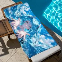 Toalla Deportiva Rápida Secado M-Miku-U Dibujos Animados Suave Para Viaje Gimnasio Sauna Spa Baño Camping Playa Tamaño 100x200CM - details 3