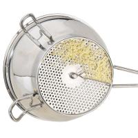 STARLEY-Molino de alimentos ergonómico, molino de granos de acero inoxidable, máquina de molienda de alimentos Manual con 3 discos de molinillo de alimentos para puré de patatas - details 1