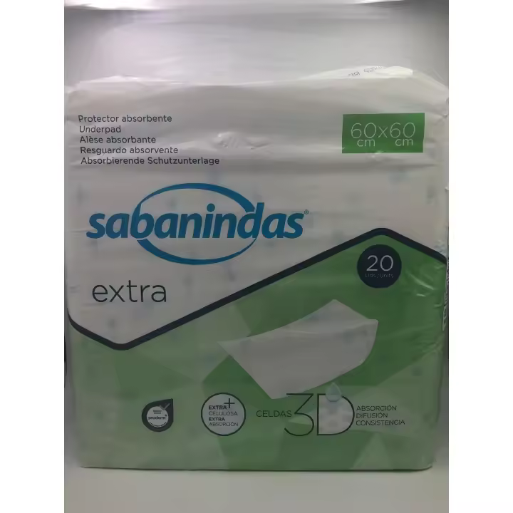 SABANINDAS - PACK DE 2 DE 60 X 60 EXTRA - 1