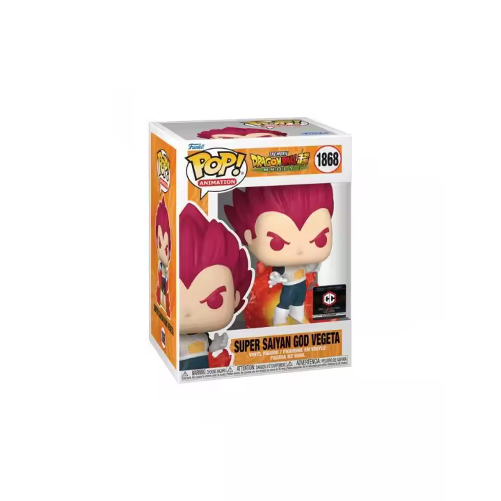 Funko Pop Manga Dragon Ball Broly Super Saiyan God Vegeta Chalice Collectibles Exclusive 1868 Figura Coleccionable - 1