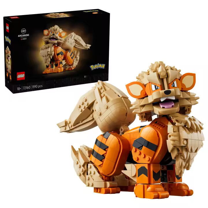 LEGO® 72160 Pokémon™ Arcanine – Set de Construcción de Figura de Pokémon – Personaje Articulado - 1