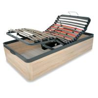 Canapé Articulado Eléctrico de Madera con Apertura Hidráulica | Somier de 5 Planos, Motor Alemán y Mando Inalámbrico | Gran Capacidad de Almacenaje | Medidas 90 a 150 cm | Grupo Mamapla - details 0