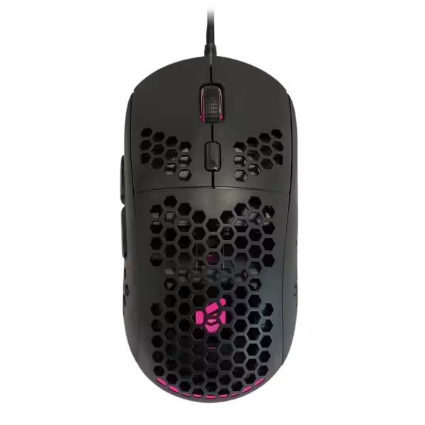 Conceptronic DJEBBEL Gaming Mouse 6400 DPI with RGB Light, 6 Programmable Buttons, Wired Design for Lightweight Performance and Customizable Macros, Ideal for Serious Gamers. - 1