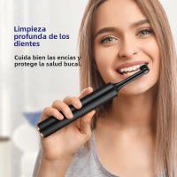 Limpia Dientes Eléctrico Con 4 Modos Herramienta De Blanqueamiento Dental Eliminador De Tartar Y Placa Cuidado Oral Fresco Negro - details 1