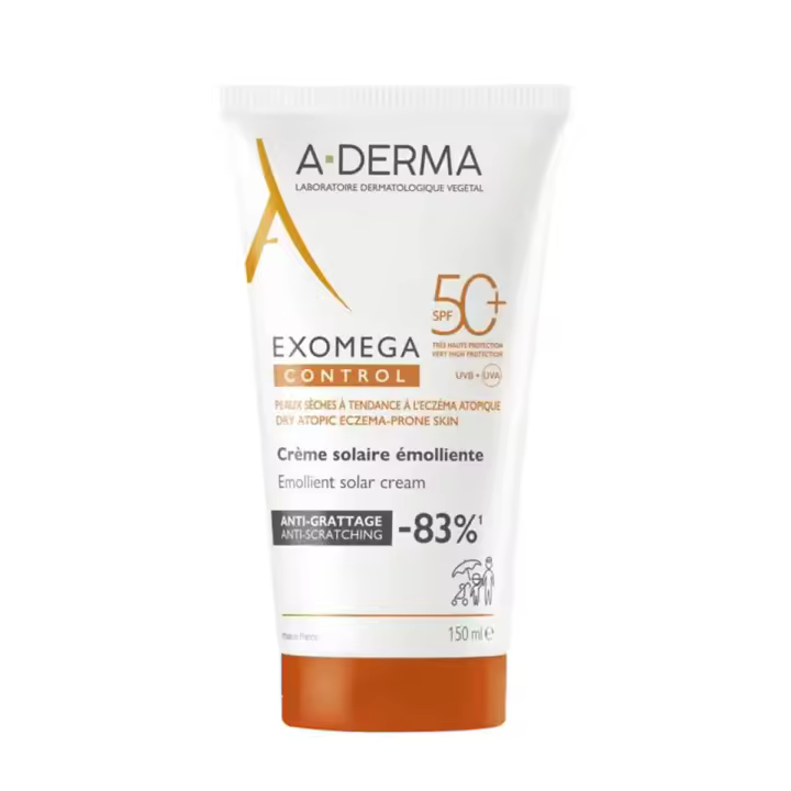 A-derma exomega control crema solar emoliente spf 50+ 150ml - 1