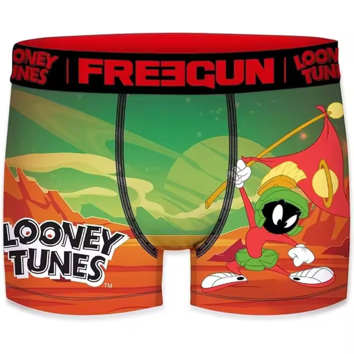 Freegun - Calzoncillo Bóxer MARVIN THE MARTIAN Hombre Microfibra Multicolor Exclusivo - 1