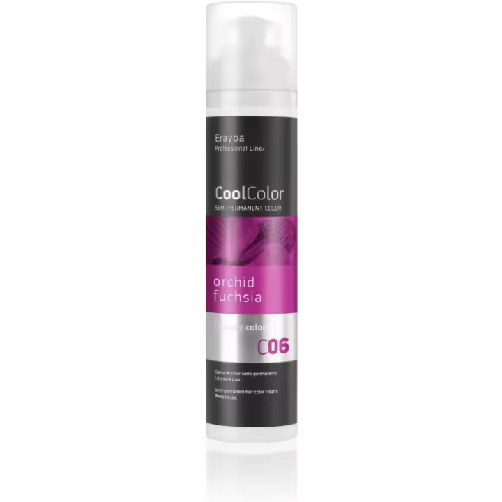 ERAYBA COOLCOLOR SEMI PERMANENT COLOR C06 ORCHID FUCHSIA FANTASY COLOR 100 ML - 1