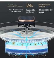 Fuente De Agua Automática Para Gatos 3L Capacidad Grande Con Filtro Recirculante USB Dispensador De Agua Para Mascotas Accesorios Para Gatos Color Azul Y Blanco - details 4