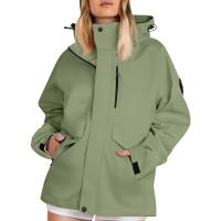 Chaqueta Windbreaker Vintage Y2K Para Mujer Estilo Coreano Streetwear Con Capucha Oversize Hip Hop Techwear Color Rosa - details 1