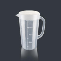 Copa De Medir Graduada De Plástico Transparente Para Agua Té Jugo Cerveza Con/ Sin Tapa Contenedor De Medición Para Frutas Y Verduras - details 4