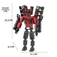 Bloques De Construcción MOC Skibidi Toilet Speaker Titan Modelo Juguete De Plástico Para Niños Regalo De Navidad Y Cumpleaños - details 15