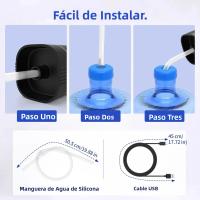 Bomba De Agua Portátil USB Para Botella Universal 2-5 Gallones Dispensador De Agua Eléctrico Material Plástico - details 8