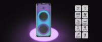 Vieta Pro Party 110 | Altavoz Potente Bluetooth de 150W con Auracast, 10h de autonomía, USB, Micrófono inalámbrico, Función TWS,2x Woofer de 6" y Tweeter, Leds RGB con Luces Flash. - details 0