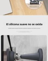 Parada De Puerta De Silicona Sin Perforar Con Fuerte Succión Anticolisión Protector De Piso Para Dormitorio Y Uso Doméstico - details 9