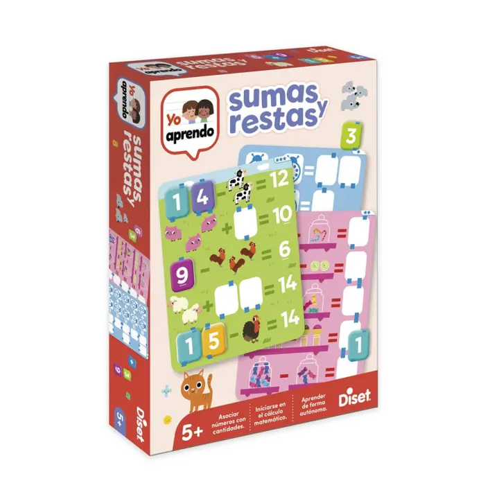 Diset - Juego Educativo Yo Aprendo .Yo Aprendo a Sumar y Restar. (1120200322) - 1