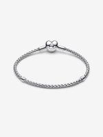 Pandora - Pulsera de cadena con tachuelas y cierre de corazón - Plata de ley - details 0