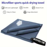 Toalla Deportiva De Microfibra Secado Rápido Con Bolsillo Para Yoga Playa Gimnasio Y Piscina Absorbente Ultraligera Portátil - details 2