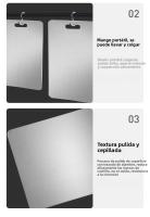 Tabla De Cortar De Acero Inoxidable Doble Cara Antideslizante Gruesa Antibacteriana Y Anti-moho Para Cocina - details 10