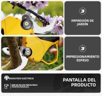 Tijeras Eléctricas De Podar Sin Cable 50mm Para Árboles De Fruta Bonsái Y Jardín Corte De Ramas Compatible Con Batería Dewalt 20V - details 11
