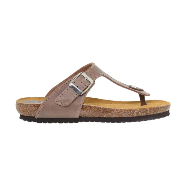 Sandalias Bio de piel taupe by Blusandal Piel Piel Bio de Piel - 1