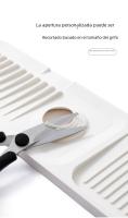 Alfombrilla De Drenaje Rápido De Silicona Para Grifo Y Baño Mat De Drenaje Multifuncional Plegable Y Antisalpicaduras Para Cocina Y Baño Diseño De Pendiente - details 11