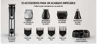 Extrastar - Cortapelos profesional 12 en 1 Extrastar para hombre - Kit de afeitadora eléctrica, recortador de barba y nariz con cuchillas de acero inoxidable - details 1