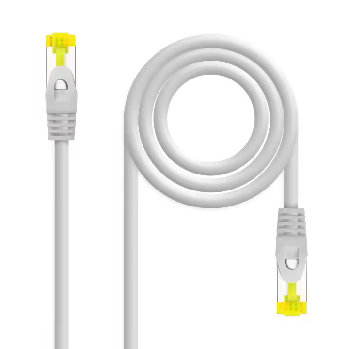 Nanocable - Cable de Red RJ45 Cat6a S/FTP CU LSZH 0,5m Gris 100% Cobre - 1