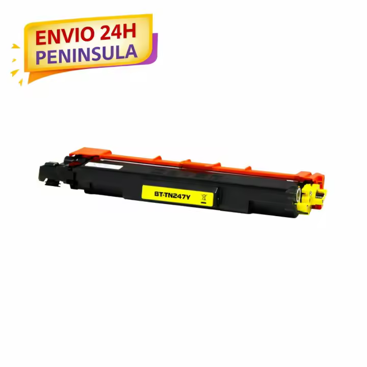 Cartucho de Tóner Láser Compatible Brother TN-247Y / TN-243Y Amarillo – Alto Rendimiento - 1