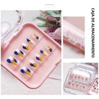 10 Piezas De Cajas Vacías Para Uñas En Forma Cuadrada Caja De Empaque Para Uñas Postizas Pequeña Caja De Negocios Para Negocios En Línea - details 0
