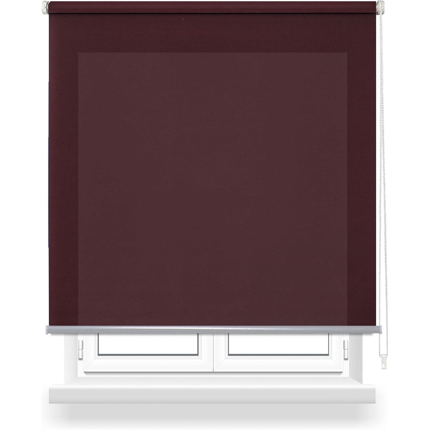 Estor Enrrollable Translúcido liso ,Persiana Enrollable Fácil instalación a Pared o Techo Variedad de Colores.