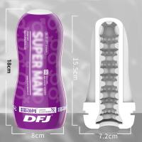 Copa De Masturbación Para Hombres Con Succión Telescópica Y Calor Juguetes Sexuales Vaginas Autoestimuladoras Para Adultos 18+ Material TPE - details 5