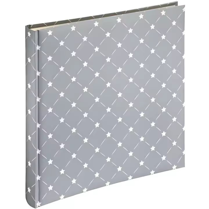 Hama Skies II Jumbo Grey 30x30 Photo Album with 60 White Pages, Multicolor - Perfect for Storing Collectible Cards and Scrapbooking. - 1