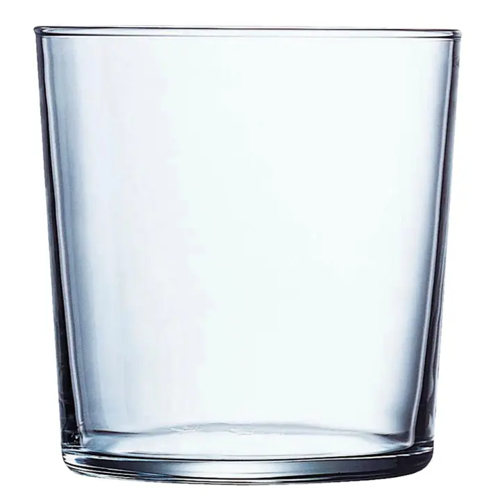 ARCOROC PINTA Caja 12 Vasos Altos Vidrio 36CL Transparente Brillo Fácil de limpiar Reciclable - 1