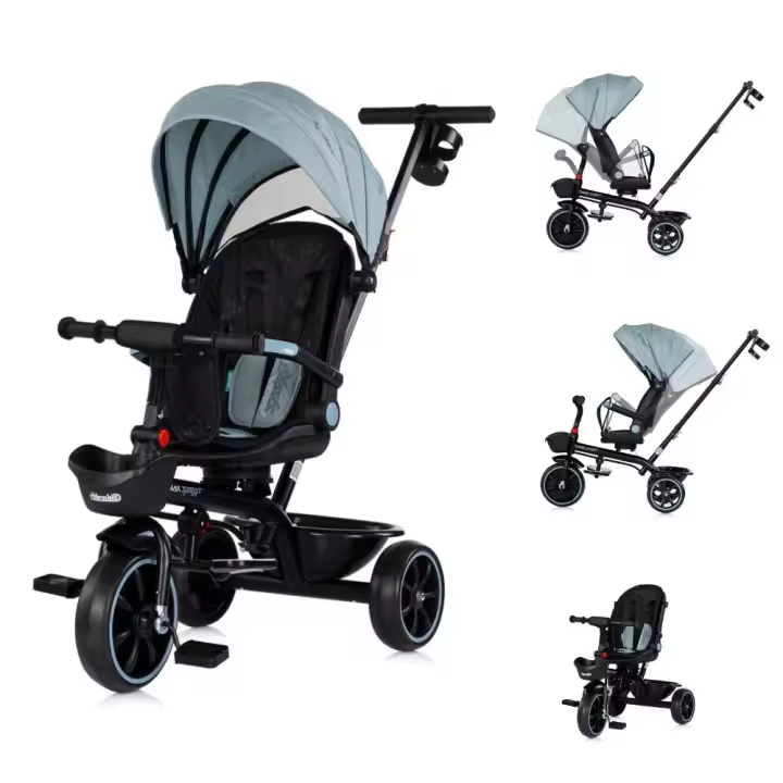 Chipolino Triciclo con Capota y Mango Parental MAX SPORT - 1