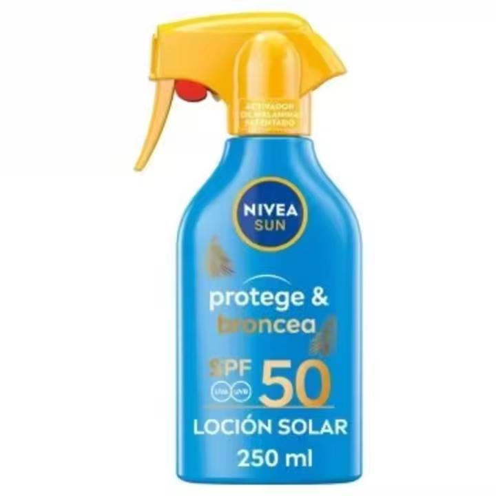 NIVEA Sun Protege & Broncea Spray Solar SPF50 250 ml - 1