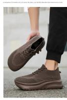 Zapatos De Diario Para Hombre Suela De Goma Plana Transpirable Y Duradera Zapatillas De Exterior Con Diseño Minimalista Talla Verdadera Para Verano - details 21