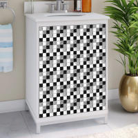 Papel Tapiz De Mosaico Impermeable Autoadhesivo 3D Para Cocina Baño Decoración Del Hogar Adhesivo De Pared PVC Clásico - details 29