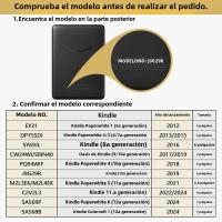 Funda Protectora Para Kindle Paperwhite 1 2 3 4 5 6 7 8 9 10 11 Gen 6 6.8" 2024 Colección De Colores Anti-Polvo Y Resistentes a Caídas - details 0