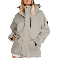 Chaqueta Windbreaker Vintage Y2K Para Mujer Estilo Coreano Streetwear Con Capucha Oversize Hip Hop Techwear Color Rosa - details 5