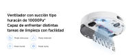 Official | Xiaomi Robot Vacuum S40, Ventilador de succión tipo huracán de 10 000 Pa, Batería de duración prolongada con 5200 mAh, Tecnología antienredos multidimensional - details 2