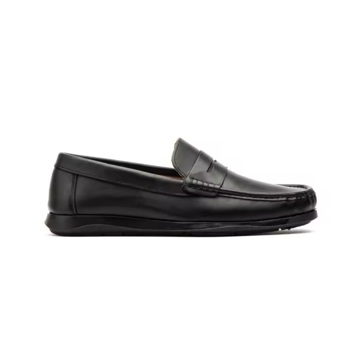 Mocasines Clásicos de piel negros - 1