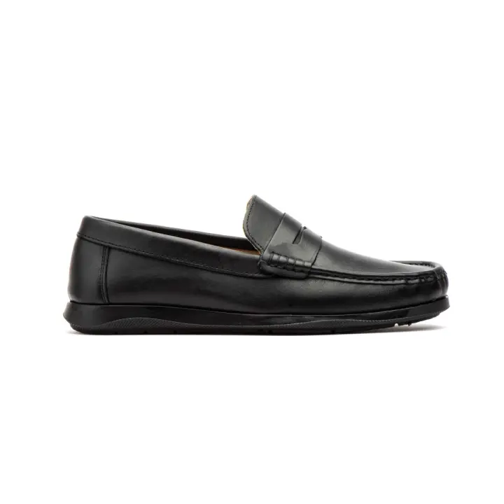 Mocasines Clásicos de piel negros - 1