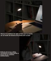 Lámpara De Escritorio LED Baseus Con Clip Iluminación De Lectura USB Recargable Táctil Sin Escala Luz Nocturna Para Laptop - details 6