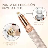 2 En 1 Lápiz Labial Y Afeitadora Multifuncional Con Luz LED Para Eliminar Pelo De Axilas Piernas Y Cejas Afeitadora Eléctrica Para Mujeres - details 3