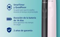 Pack 2 cepillos de dientes eléctricos Philips Serie 3100 HX3675/15, tecnología Sonica, cuidado dental - details 2